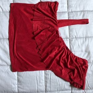 Charlotte Ruse Red crop top